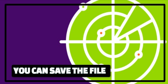 WHEN YOU CAN SAVE THE FILE