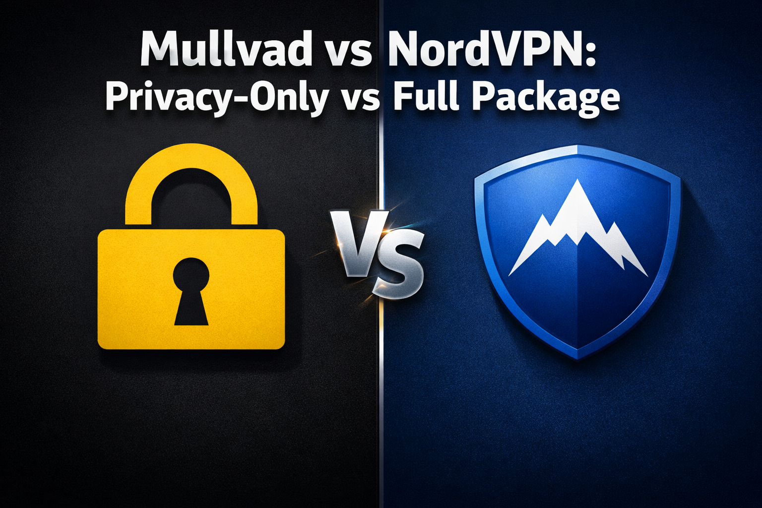 Mullvad vs NordVPN: Privacy-Only vs Full Package